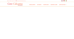 Desktop Screenshot of corocalicantus.org